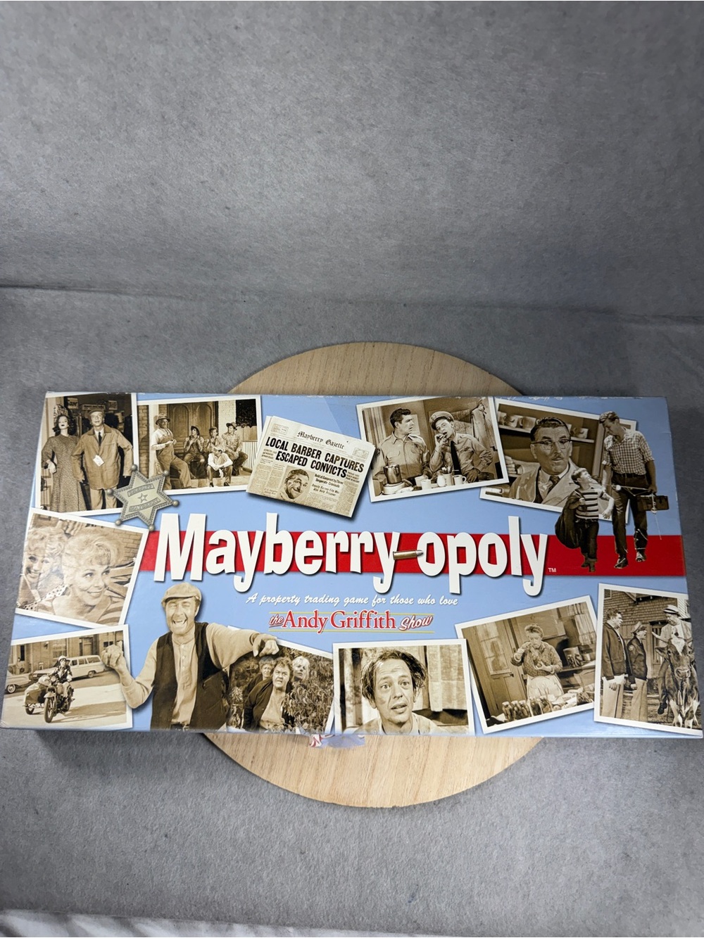 Vintage Mayberry-Opoly Board Game Andy Griffith Show Late for the Sky 2007
